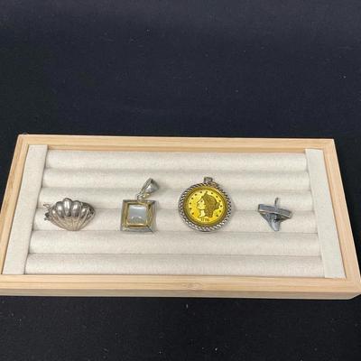 Various Pendants & Scarf Holder