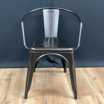 Industrial Black Dining Chair