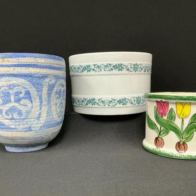 Three Decorative Planters