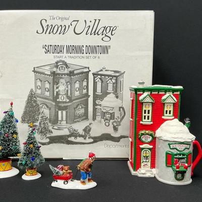 Dept 56 Original Snow Village Saturday Morning Downtown - Nikki’s Cocoa Shop