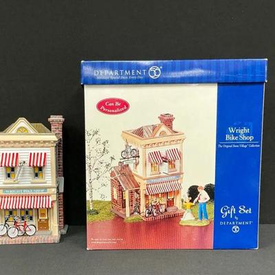 Dept 56 Original Snow Village “Wright Bike Shop”