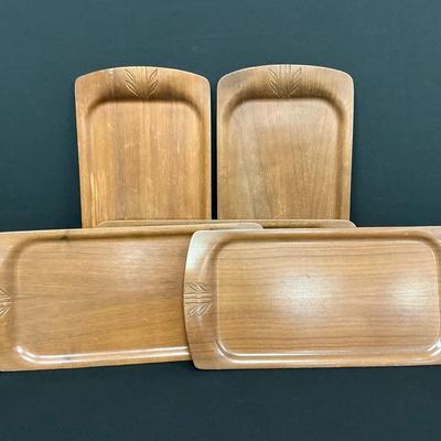 S.E. Overton Co. Bentwood Serving Trays