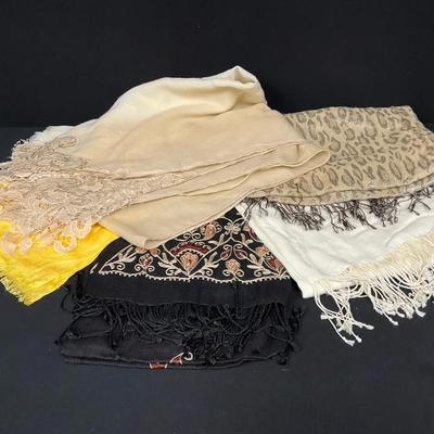 Set of Five Pashmina Shawls