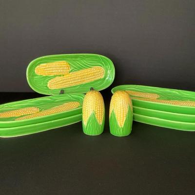 Vintage Corn On The Cob Dishes