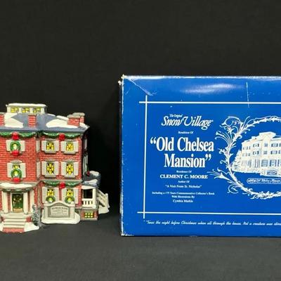 Dept 56 Original Snow Village “Old Chelsea Mansion 
