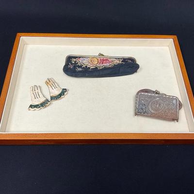 Vintage Coin Purses, And Miniature Gloves
