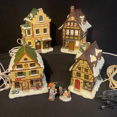 Vintage Berta Hummel Hawthorne Christmas Village Series I 