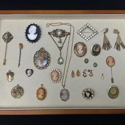 Vintage Cameo Jewelry 