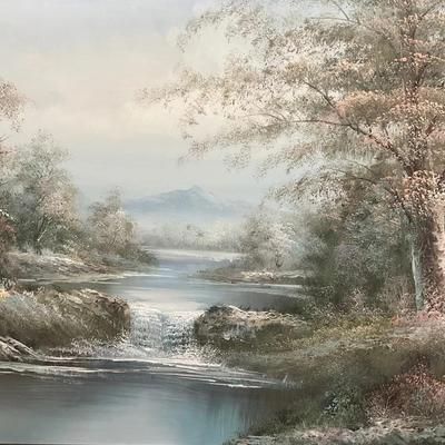 Landscape, Oil On Canvas