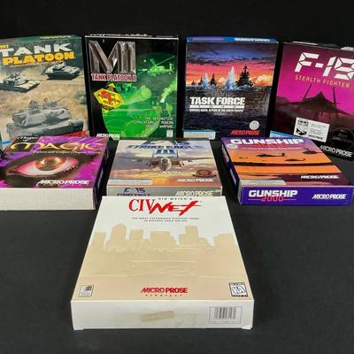 MicroProse Big Box Computer Games