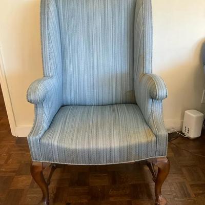 Vintage Queen Anne Armchair 