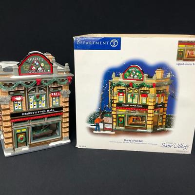 Department 56 “Sharky’s Pool Hall” 