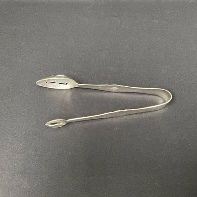 Vintage EPNS Silver Sugar Tongs