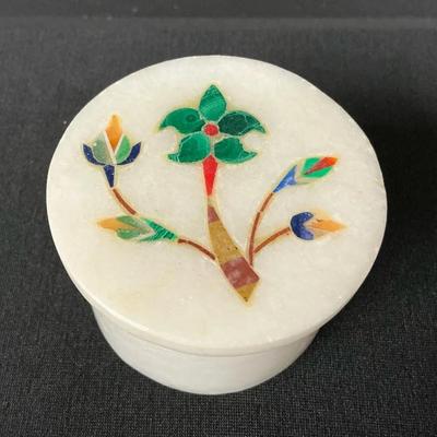 Tiny Floral Trinket Box
