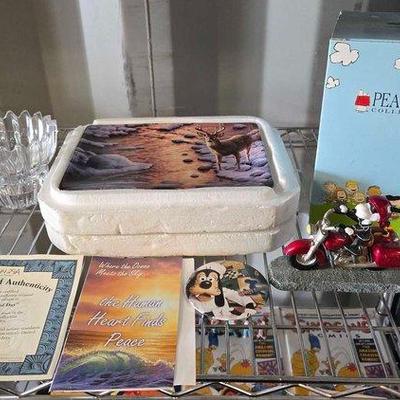 4048 • snoopy figurine, decoritve plate, pin & more