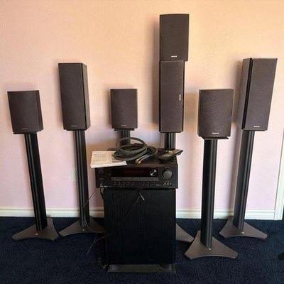 8174 • onkyo 7.1 channell home theater system