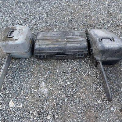 84006 • (2) chainsaws and (1) circular saw with cases