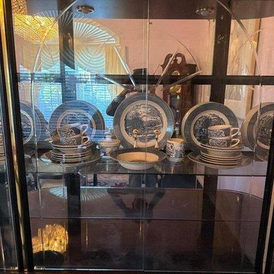 8206 • currier & ives china set