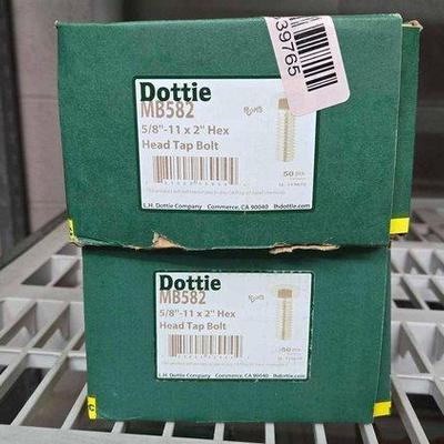 2764 • dottie 5:8 11 x 2" hex head tap bolts