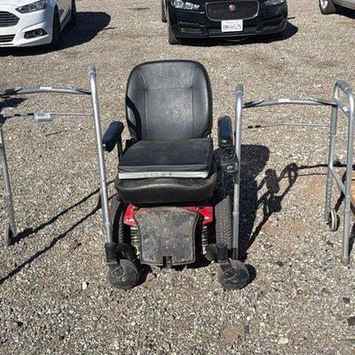 82006 • jazzy j600es mobility chair with 2 guardian walkers