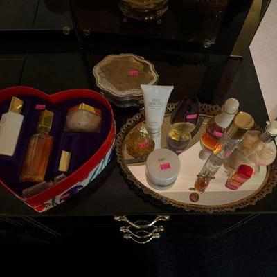 8188 • perfume collection and jewelry box