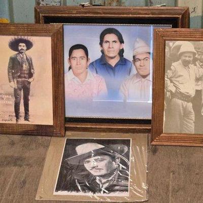 3500 • (3) framed prints & (1) drawing