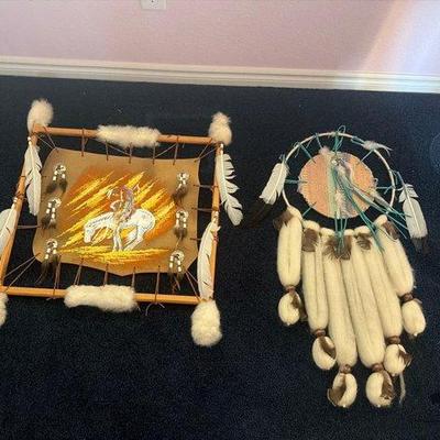 7524 • (2) native american artworks