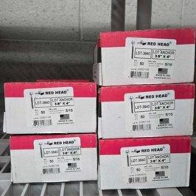 2758 • red head 3:8 × 4" concrete anchors