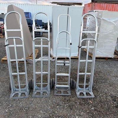 84010 • (4) magliner aluminum hand trucks