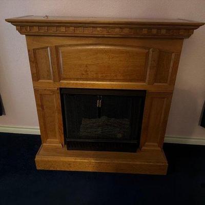 8148 • electric fireplace with mantle