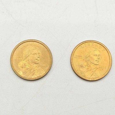 1500 • (2) u.s. one dollar coins