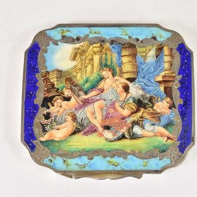 Sterling Silver Enameled 