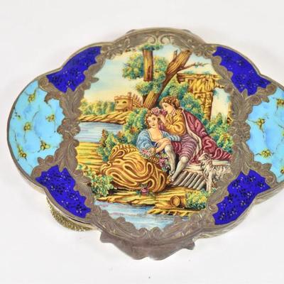 Sterling Silver Enameled 