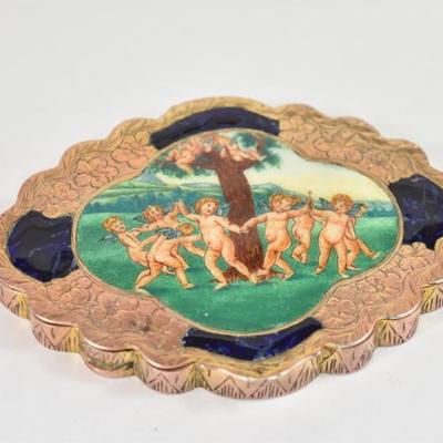 Sterling Silver Enameled 