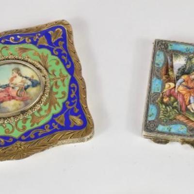 Sterling Silver Enameled 