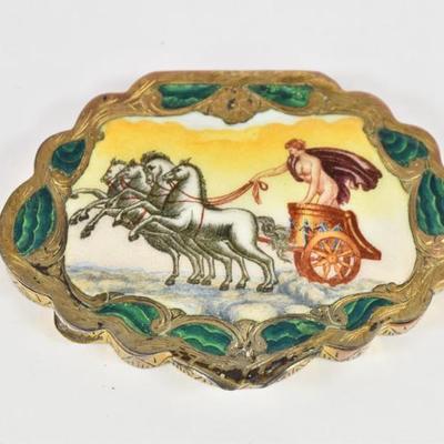 Sterling Silver Enameled 