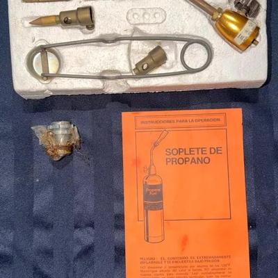 Vintage Propane Torch Kit – Multi-Tip Set w/ Original Instructions