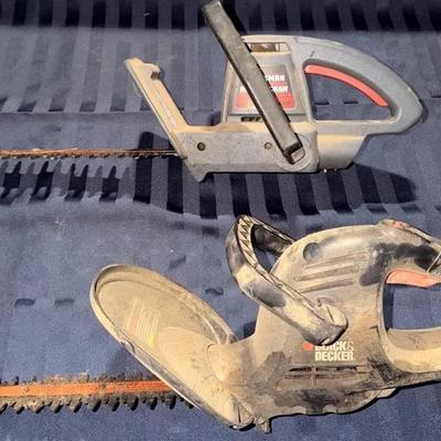 CRAFTSMAN & BLACK+DECKER Electric Hedge Trimmer Lot