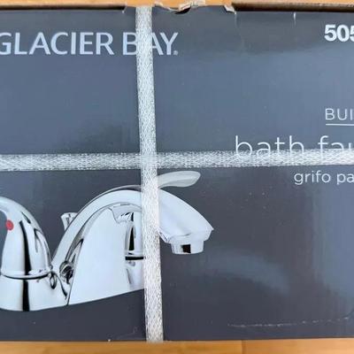 Glacier Bay Builders Chrome Bathroom Faucet – New in Box (Model 505 838)