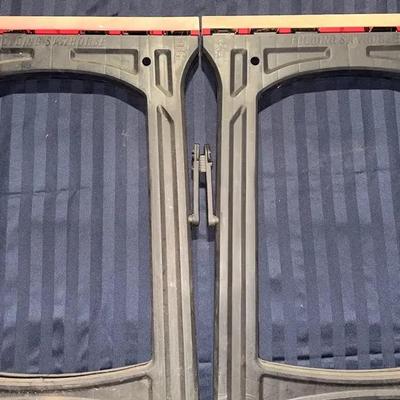 Heavy-Duty Folding Sawhorse Set – Portable • Durable 