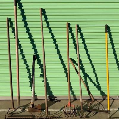 Assorted Vintage Garden Tools Lot (7 Pieces)