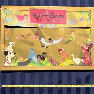 Vintage Walt Disney “Treasure Chest” Set – 5 Hardcover Storybooks with Slipcase (Peter Pan, Jungle B