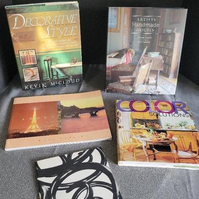 Lot of Interior Design & Art Books – Decorative Style, Color Theory, Handmade Houses & More