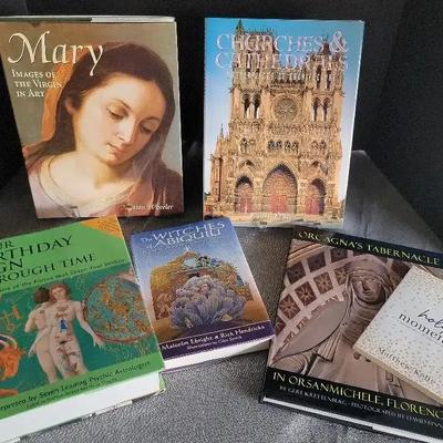 Lot of Art, Religion & Spirituality Books – Cathedrals, Virgin Mary, Astrology, Witches amd more