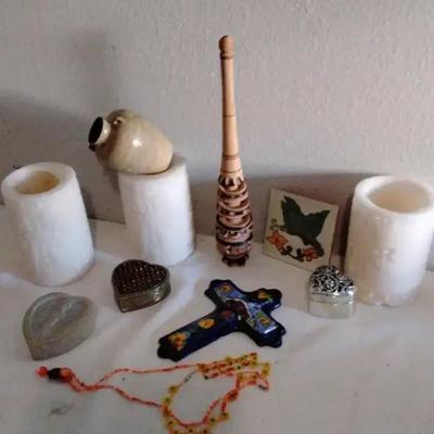 Talavera Cross & Hand-Painted Tile – Colorful Southwest Wall Décor *