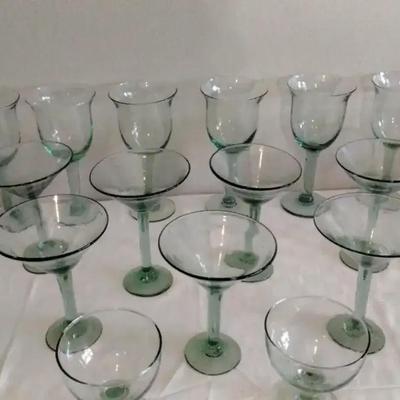 Various Green Glasses