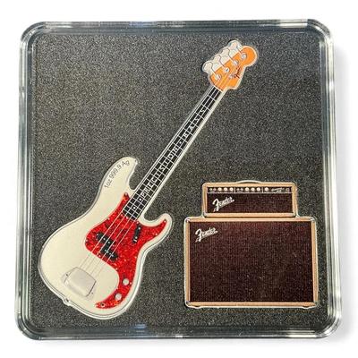 2023 Solomans Island Fender 1 x 2 Oz .999 Silver Dynamic Duo Set (CVO956)