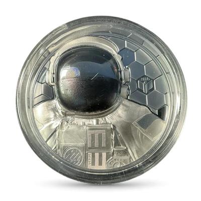 2024 Cook Islands $20 Astronaut 3 Oz Silver Black Proof (CVO929)