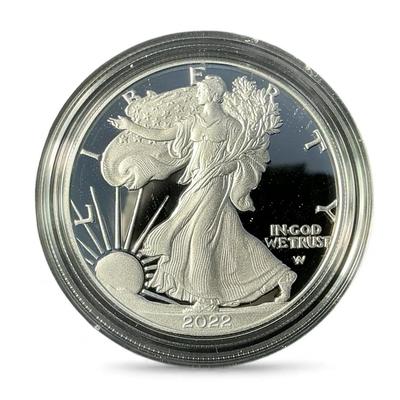 Proof 2022-W American Silver Eagle (CVO944)