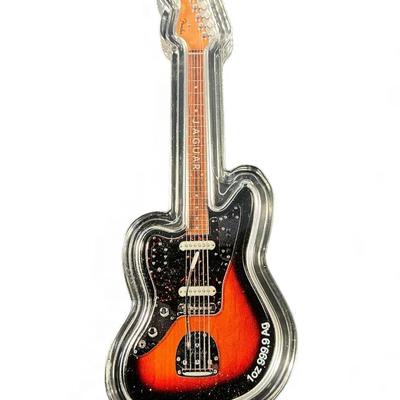 2024 Solomon Islands Fender 1 Oz .999 Silver Guitar 3.5 Inch (CVO945)